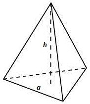 Pyramid rregullt trekëndore